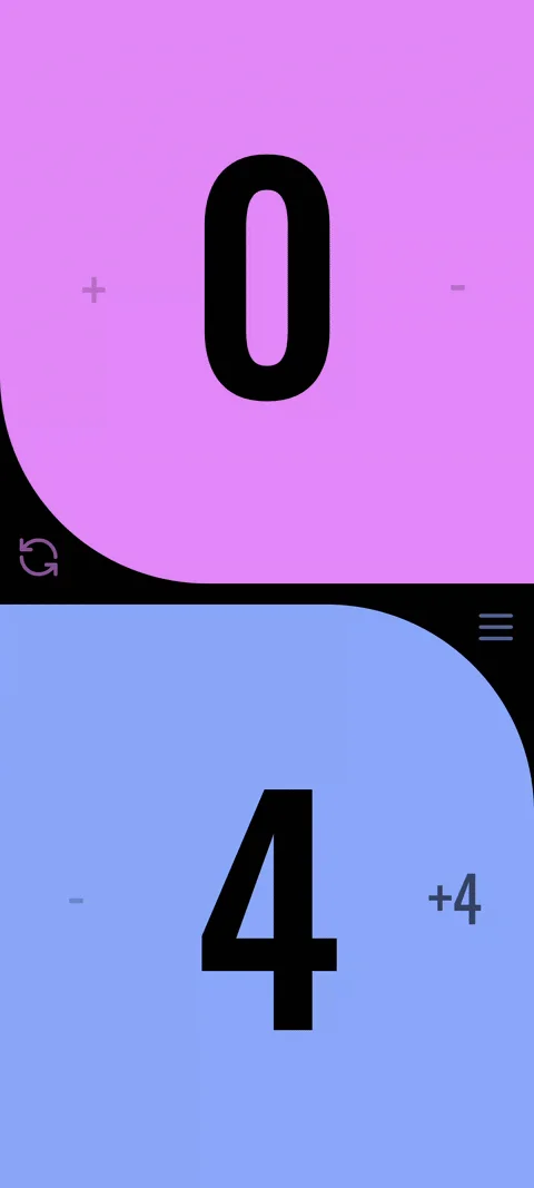 Screenshot of Lore Tracker app showing score being increased to 4.